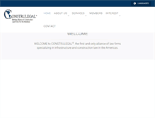 Tablet Screenshot of construlegal.com